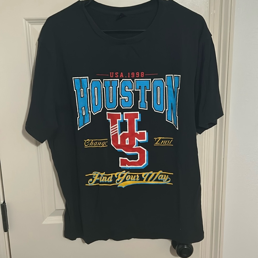 Houston Black Tee